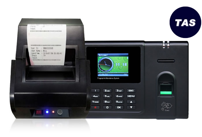 Fingerprint Reader Time Attendance With Printer